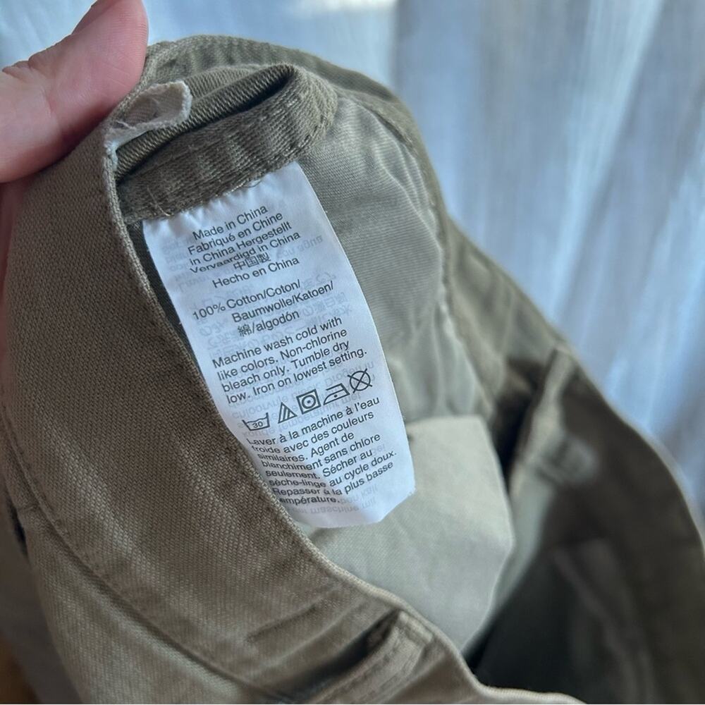 Madewell High-Rise Cargo Fatigue Pants Distant Surplus Green Utility Joggers‎ 26 - Picture 8 of 9